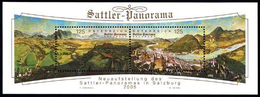 (2005) Nr. 2557-2558 ** - Österreich - BLOCK 31 - Sattler-Panorama