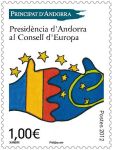 (2012) MiNr. 752 ** - Andorra (Fr.) - Vorsitz im Europarat