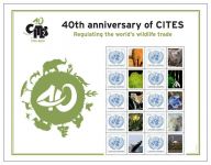(2013) der Vereinten Nationen in New York ** - KLB. - 40 Jahrestag der CITES