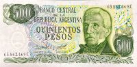Argentina (P303a.3) - 500 pesos (1979) - UNC
