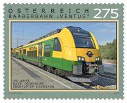 (2022) MiNr. 3656 ** - Österreich - Eisenbahnen (XXVIII): Eisenbahn Raab-Oedenburg-Ebenfurt