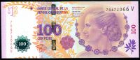  Argentina (P 358b) - 100 Pesos (2014) - UNC - Eva Peron pamětní