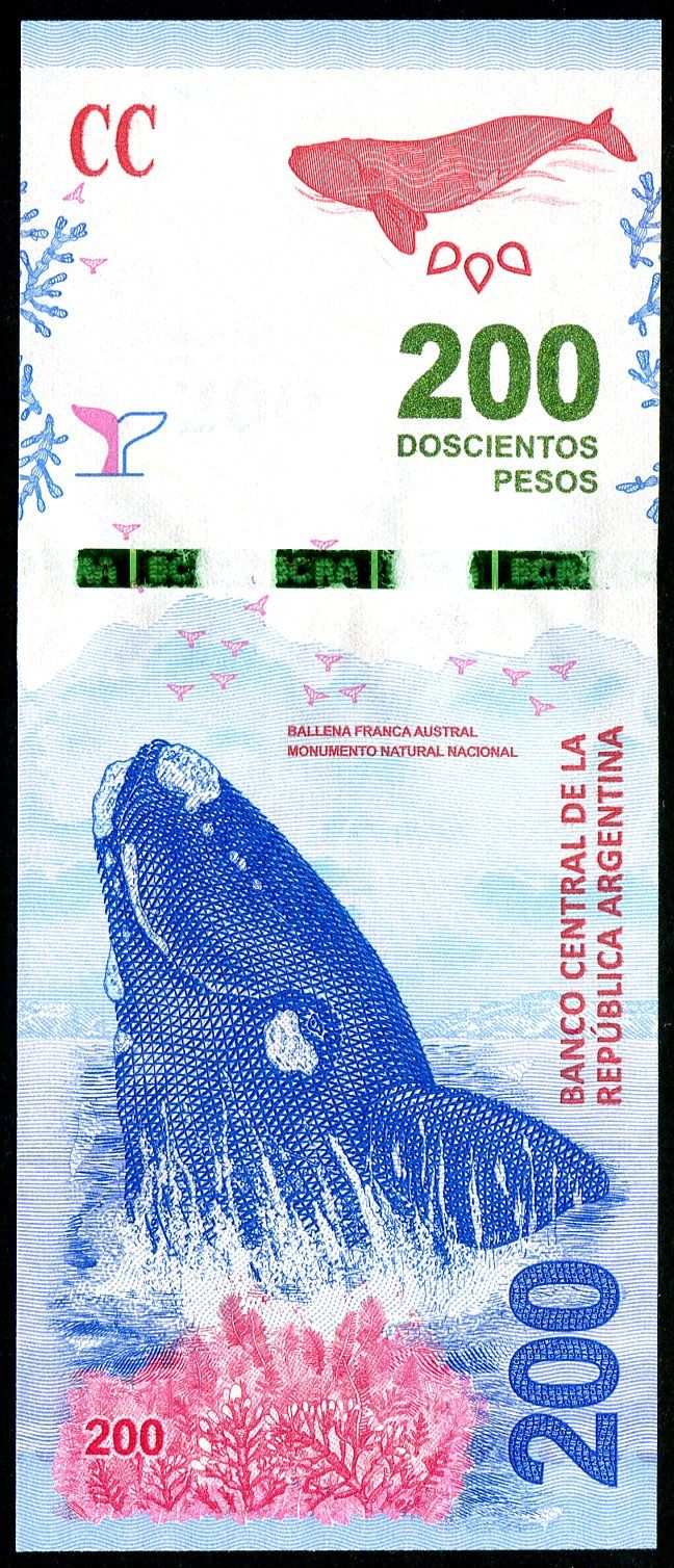 Argentina (P 364a) - 200 Pesos (2016) - UNC