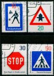 (1971) MiNr. 665 - 668 - O - Německo - Nové dopravní předpisy I. (1)