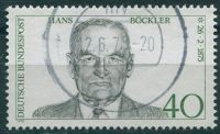 (1975) MiNr. 832 - O - Německo - Hans Böckler (1)