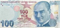 Türkei (P 226e) 100 Lir (2022) - UNC