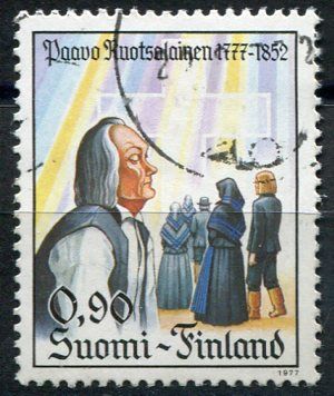 (1977) MiNr. 812 - O - Finnland - 200. Geburtstag von Paavo Ruotsalainen