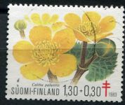 (1983) MiNr. 934 - O - Finnland - Sumpfdotterblume (Caltha palustris)