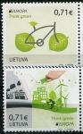(2016) MiNr. 1217 - 1218 ** - Litva - EUROPA: Think green