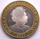 (2017) Isle of Man - 2 Ł mince - oběžná mince