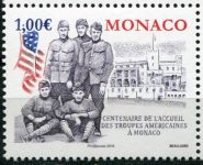(2019) MiNr. 3438 ** - Monako - Američtí vojáci v Monaku