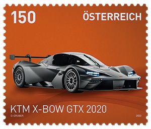 (2023) MiNr. 3704 ** - Österreich - Kraftfahrzeuge (XVI.): KTM X-BOW GTX 2020