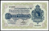 Falklandinseln (P 8e) 1 Pfund (1982) - UNC