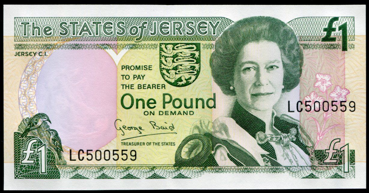 Jersey (P 20a) 1 Pound (1993) - UNC