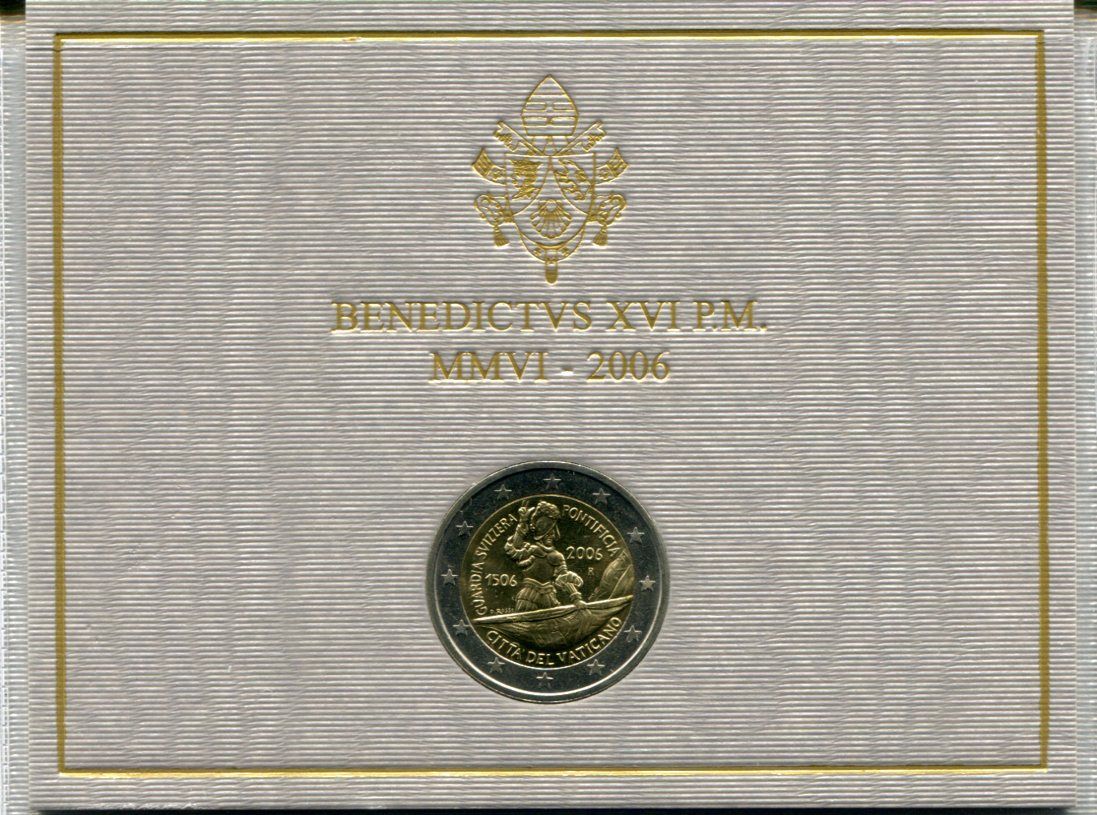 (2006) - 2 € - Vatikán - Švýcarská garda (UNC)