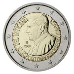 (2007) - 2 € - Vatikán - 80 let od narození Benedikta XVI. (UNC)