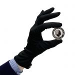 Handschuhe für Numismatiker aus Mikrofaser, Größe. S, schwarz