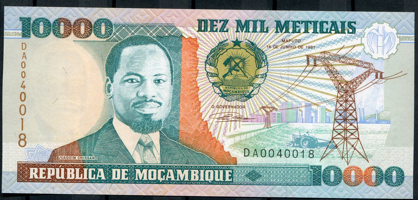 Mosambik (P 137) 10.000 Meticais (1993) - UNC