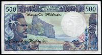 Nové Hebridy (P 19c) 500 Francs (1979) - UNC