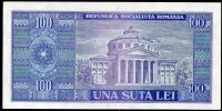 Rumänien (P 97) 100 LEI Banknote (1966) UNC