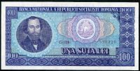 Rumänien (P 97) 100 LEI Banknote (1966) UNC | G.0196 serie