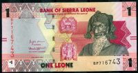Sierra Leone (P 34) Banknote 1 LEONE (2022) Währungsreform - UNC