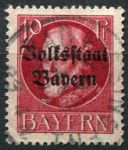 (1919) MiNr. 119 II. A - O - Bayern - König Ludwig III. - Nachdruck