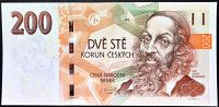 Tschechische Republik (P 19h) 200 CZK (2018) - UNC