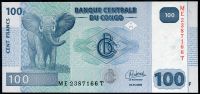 Kongo (P 98c) 100 FRANKEN (2022) - UNC