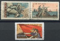 (1964) MiNr. 342 - 344 - O - Nordvietnam - 20 Jahre Nationale Volksarmee