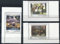 (1989) č. 2917 - 2919 ** K (2) - Československo - Umění 1989