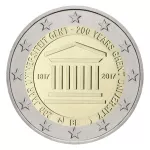 (2017) - 2 € - Belgie - 200 let univerzity v Gentu