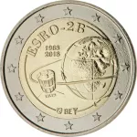 (2018) - 2 € - Belgie - Satelit IRIS (Fr)