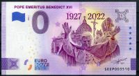(2023-1) Itálie - Papež Benedikt XVI. - € 0,- pamětní suvenýr