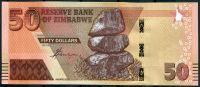 100x Simbabwe (P 105) 50 Dollar (2020) - UNC