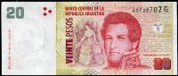 Argentinien (P 355b.2) 20 Pesos (2018) - UNC