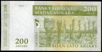 Madagaskar - (P 87b) 200 Ariary (2004) - UNC