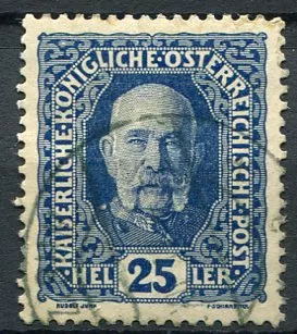 (1916) MiNr. 192 - O - Österreich-Ungarn - Briefmarke aus der Serie: 60. Jahrestag der Herrschaft von Kaiser Franz Joseph I.