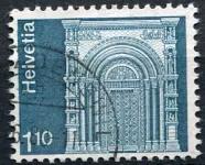 (1975) MiNr. 1068 - O - Schweiz - Gallus-Tor, Basler Münster