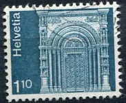 (1975) MiNr. 1068 - O - Schweiz - Gallus-Tor, Basler Münster