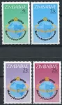 (1980) MiNr. 242 - 245 ** - Zimbabwe - 75 let Rotary International