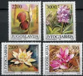 (1989) MiNr. 2333 - 2336 ** - Jugoslawien - Blumen aus der Vojvodina