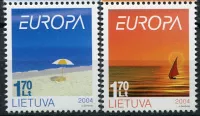 (2004) MiNr. 842 - 843 ** - Litva - EUROPA: Dovolená