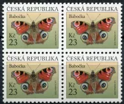 (2020) MiNr. 1101 **, 4-er - Tschechische Republik - Motýl: Babočka