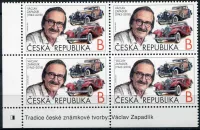 (2021) č. 1104 **, 4-bl - Česká republika - Tradice české známkové tvorby "B" (DZ)