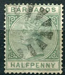 (1882) MiNr. 32 - O - Barbados - Královna Viktorie