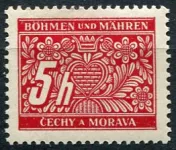 (1939) MiNr. P 1 ** - B.ü.M. - Zusatzstempel