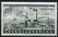 (1958) č. 1017 ** - Československo - Výstava poštovních známek BRNO 1958