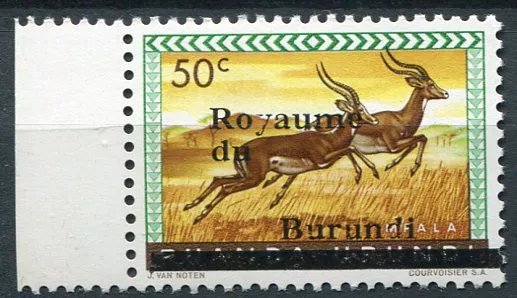 (1962) MiNr. 6 II ** - Burudi - Impala - přetisk