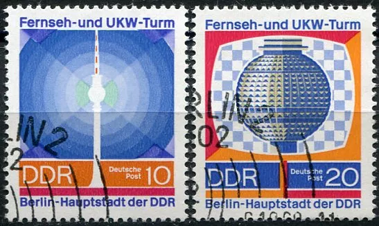 (1969) MiNr. 1509 - 1510 - O - DDR - 20 Jahre DDR